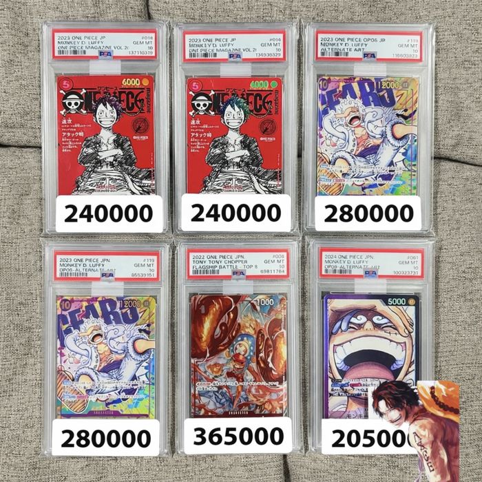 One Piece коллекционный карты