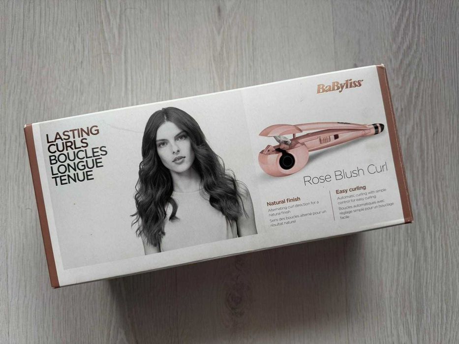 Ondulator automat Babyliss 2664PRE, 205 grade, invelis ceramic, roz