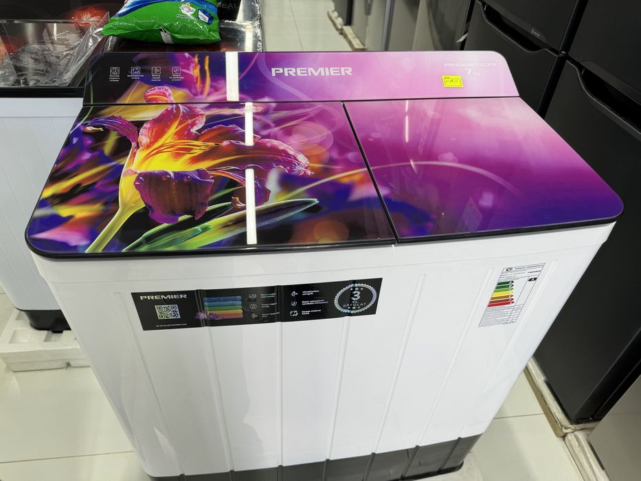 Кир ювиш машинаси пол автомат Premier 7кг 5кг сушка