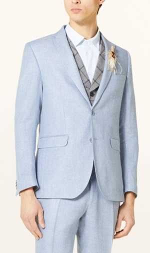 Sacou blazer slim 46 S de lux Club Of Gents NOU 100% linen in