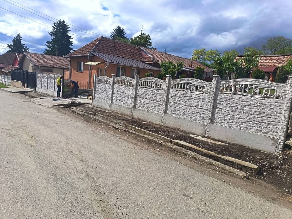 Garduri ornamentale de beton.