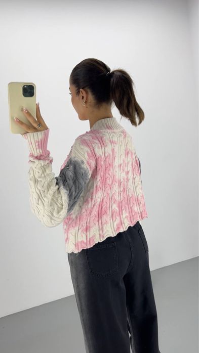 Pulover cu perle Redesign