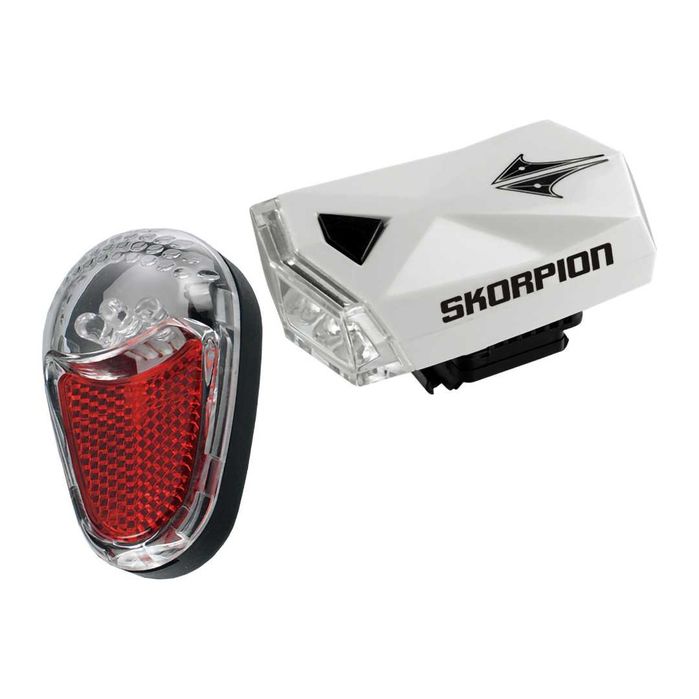 Комплект LED светлини за велосипед Skorpion ALS-011 (предна + задна)