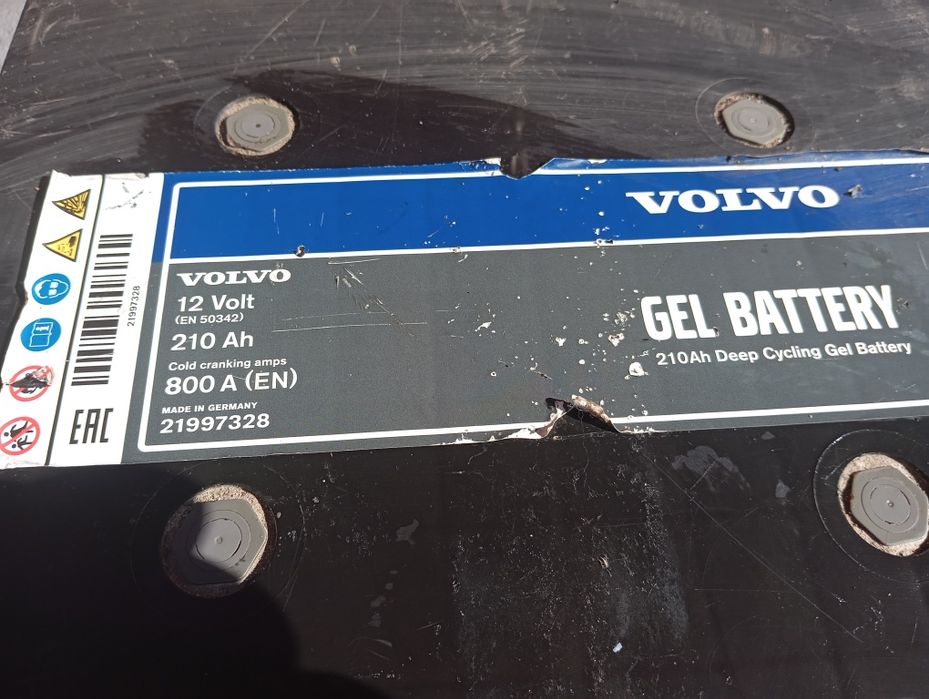Baterie Paouri  Solare Camioane Gel 210 amperi  stare perfec