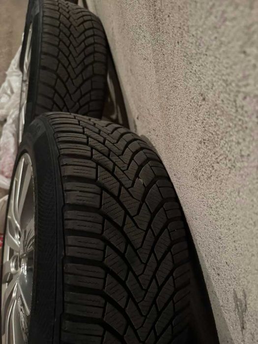 4 броя 205/55 R16, 5x108 Джанти OZ със зимни гуми Continental TS 850