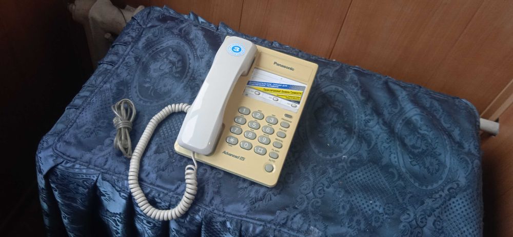 Телефон стационарный Panasonic кнопочный