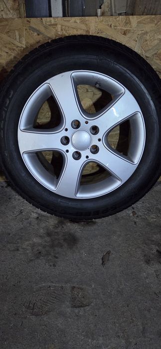 BORBET Джанти със зимни гуми 225/55/16 7,5J ET42 5x112 ЦО 70-56,6