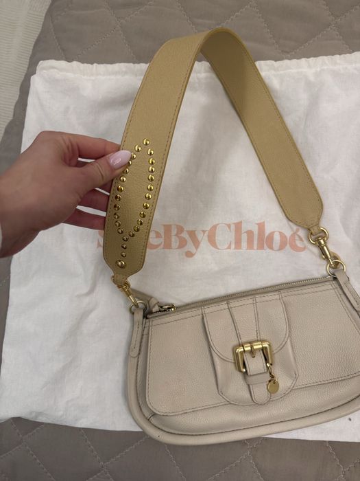 Естествена кожа чанта Chloe