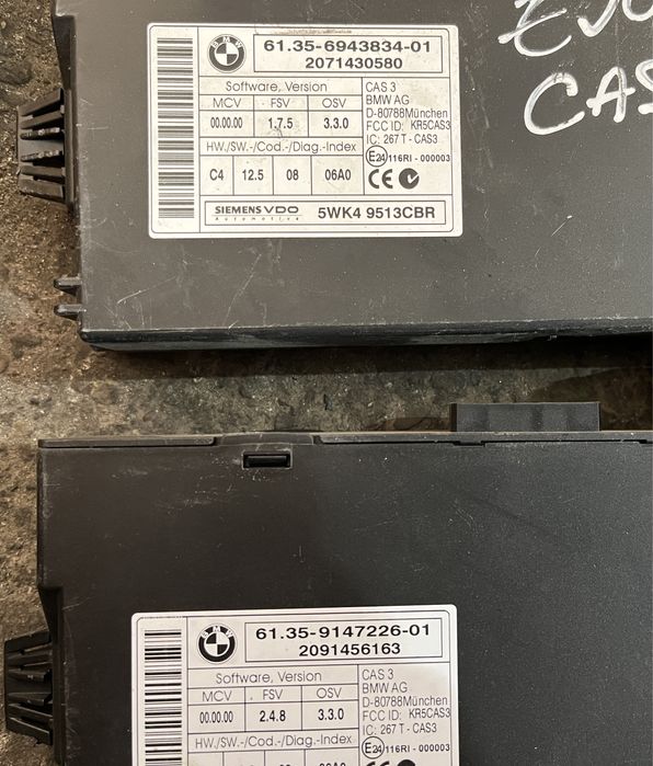 Modul / Calculator control confort CAS 3 BMW