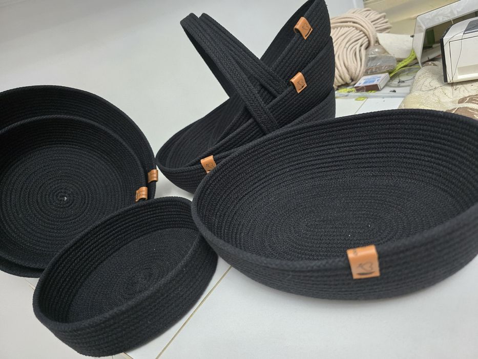 Корзинки макраме для клубники