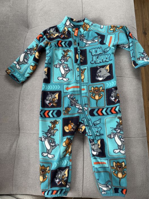 Детский флисовый комбинезон