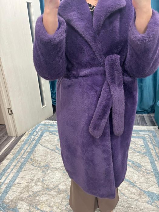 Продам эко шубу длинную