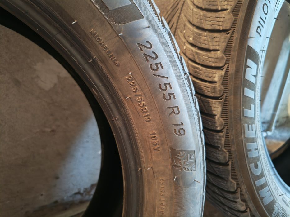 Зимни гуми Michelin Pilot 225 55 19, 103v. 4 броя