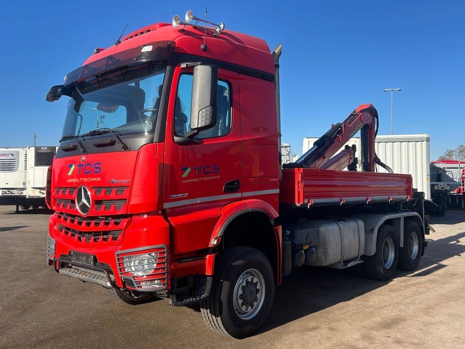 Mercedes-Benz Arocs 3552,Palfinger Epsilon M100L86, Graifer, Factura externa Arocs 3552, Palfinger Epsilon M100, Graifer, Factura externa