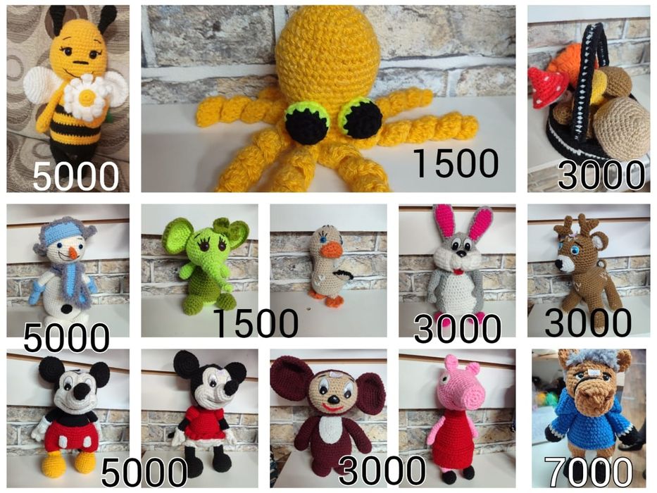 Вязанные игрушки