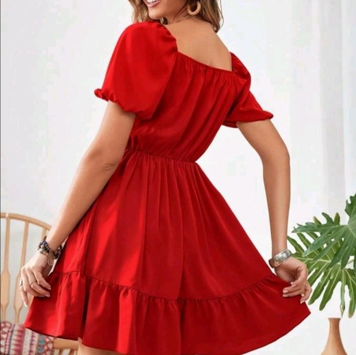 Rochie de vară, roșie