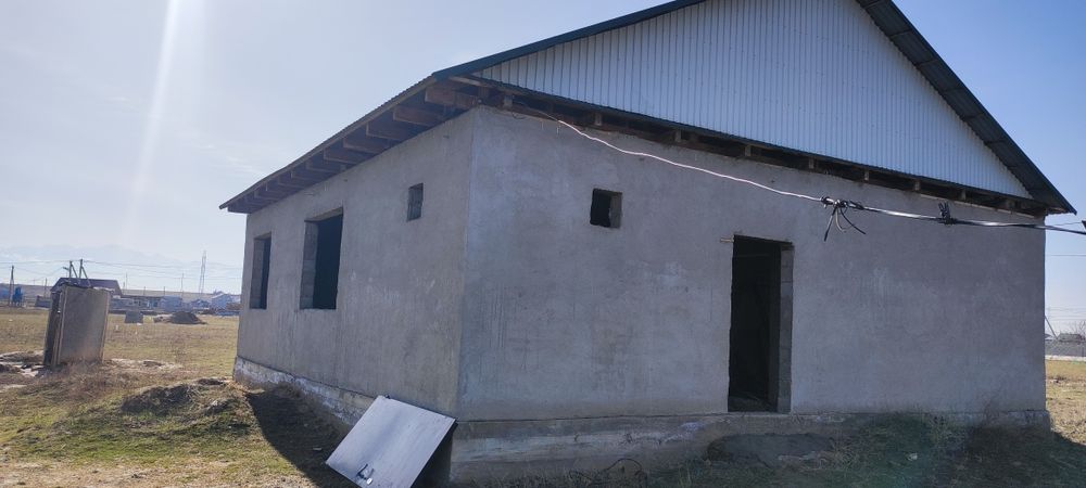 Продам недостроенный дом 11*12 м,в городе Алатау