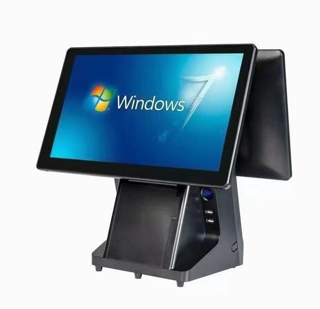 POS Сенсорные моноблоки с двумя дисплеями Windows Android для магазина