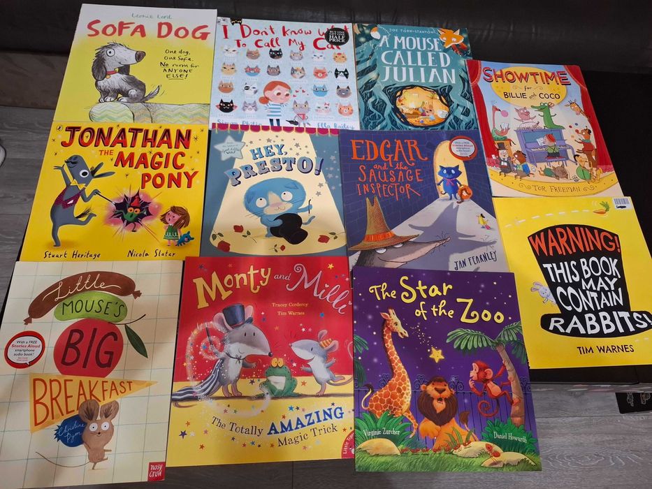 Много детски книжки на английски език