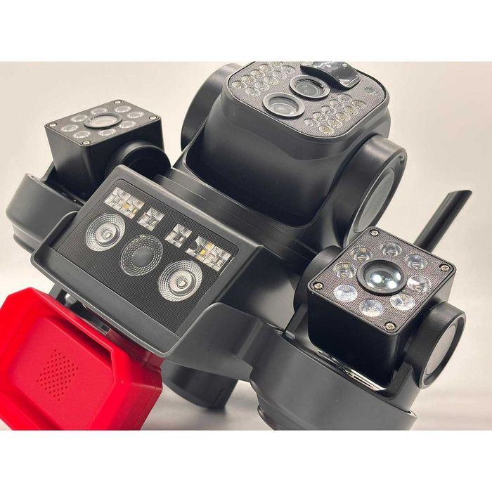 Соларна охранителна Wi-Fi камера с 3 обектива и аларма Sunvision –16MP