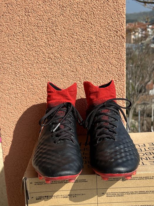 Nike Magista Orden II FG Black/White/University Red