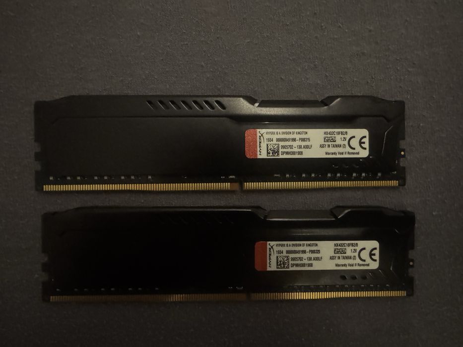 Ram 16 gb HyperX 3200Mhz