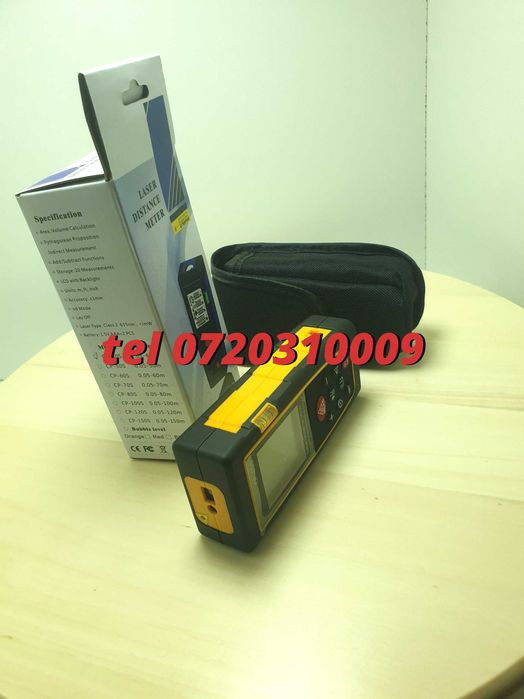 Telemetru Laser Profesional 40 M Precizie  2mm Protectie Ip54 p