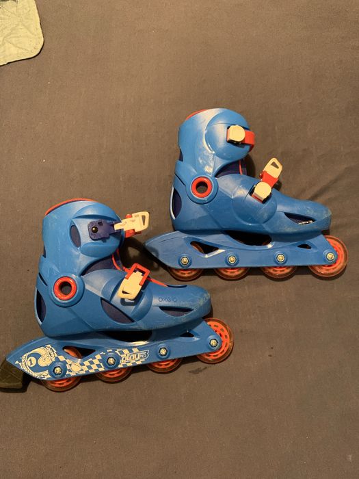 Role copii Oxelo, marimea 32-34 + casca cadou