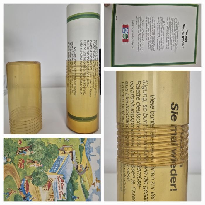 Capsulă Poștă Pneumatică Vintage - Ediție de Colecție cu Puzzle