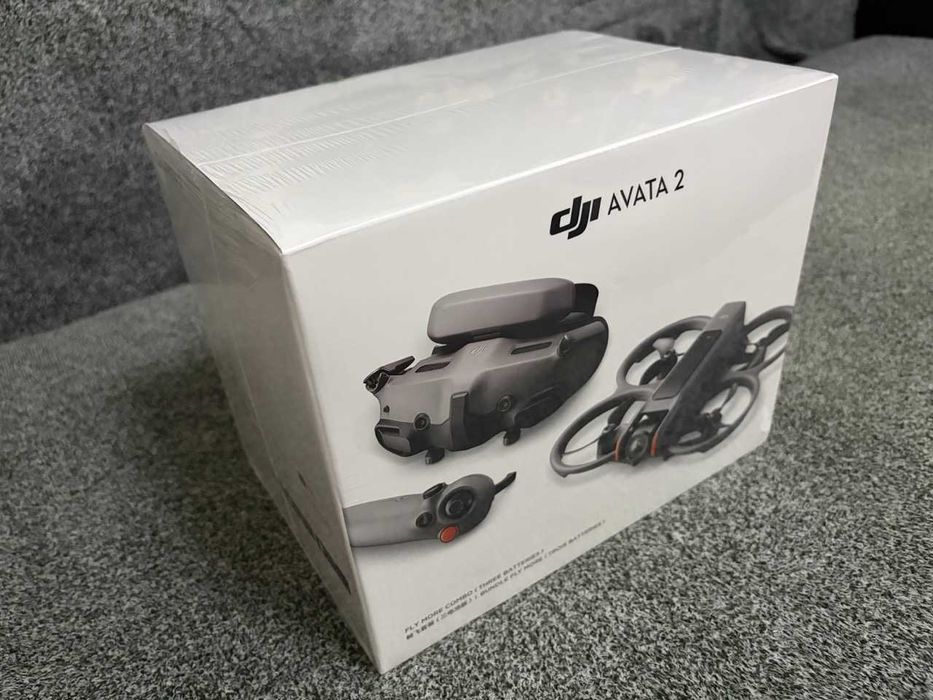Drona / DJI Avata 2 / Fly More Combo / 3 Acumulatori / Sigilat