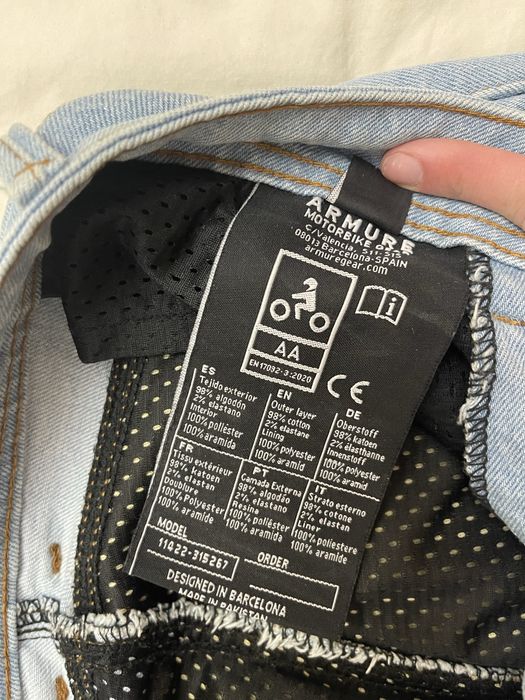 Blugi moto dama Armure