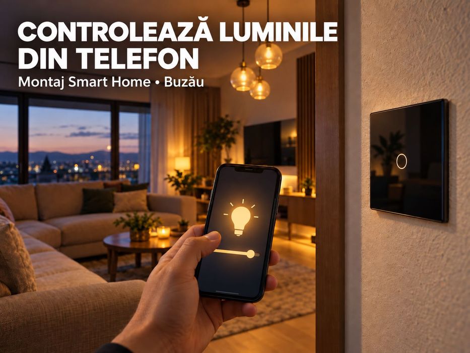 montaj prize, întrerupătoare smart-Smart Home Buzău