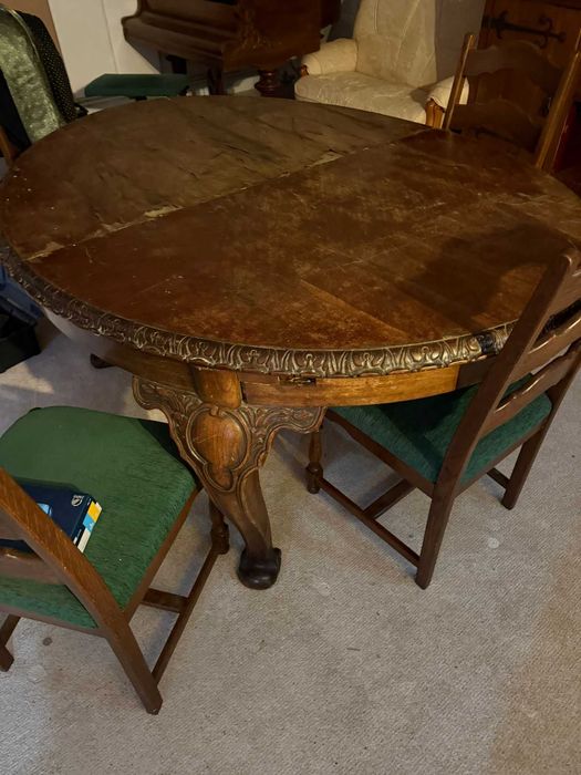 Mobilier antic complet + pian cu coadă Gebrüder Stingl, cca. 1900