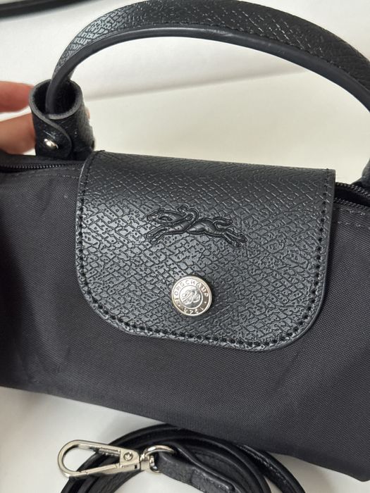 Longchamp mini Lepliage черна