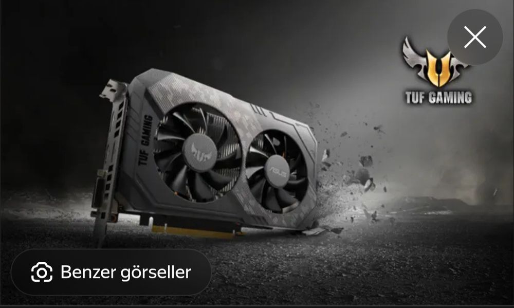 Видеокарта почти новий 1660ti 6gb от асус пломба на месте