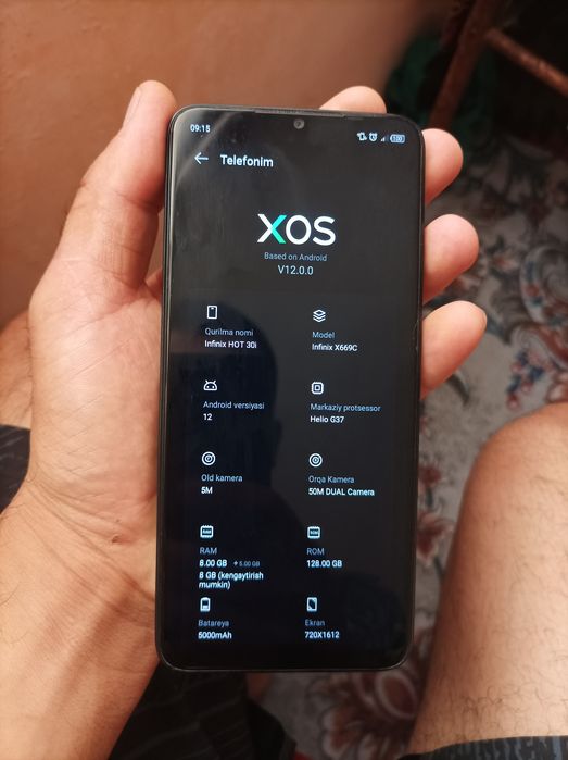 Infinix hot 30i oʻyin oʻynalmagan sastayanasi yaxshi
