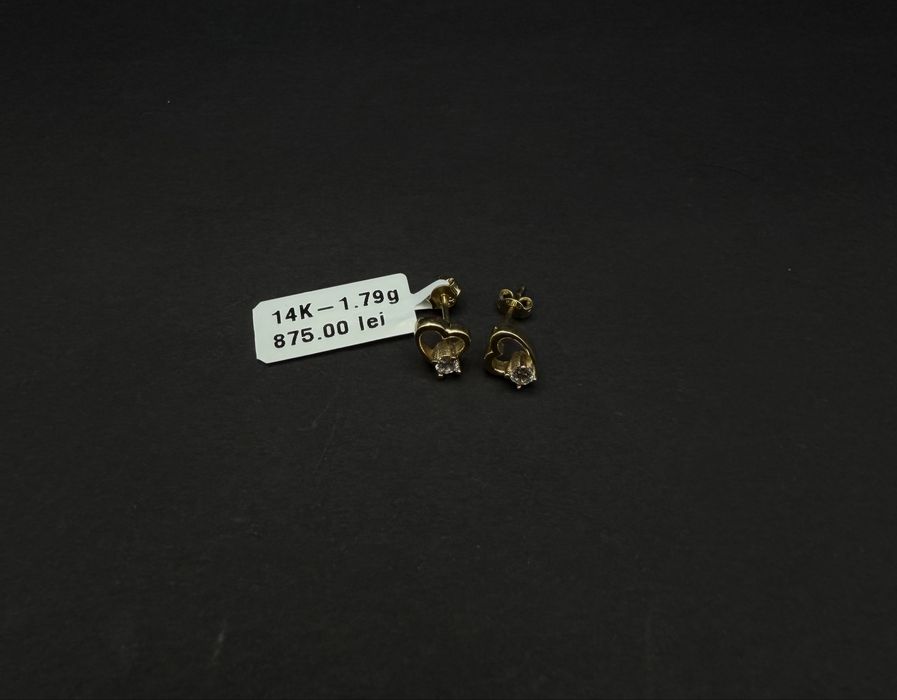 Bijuteria Royal cercei aur 14k 1.79 gr