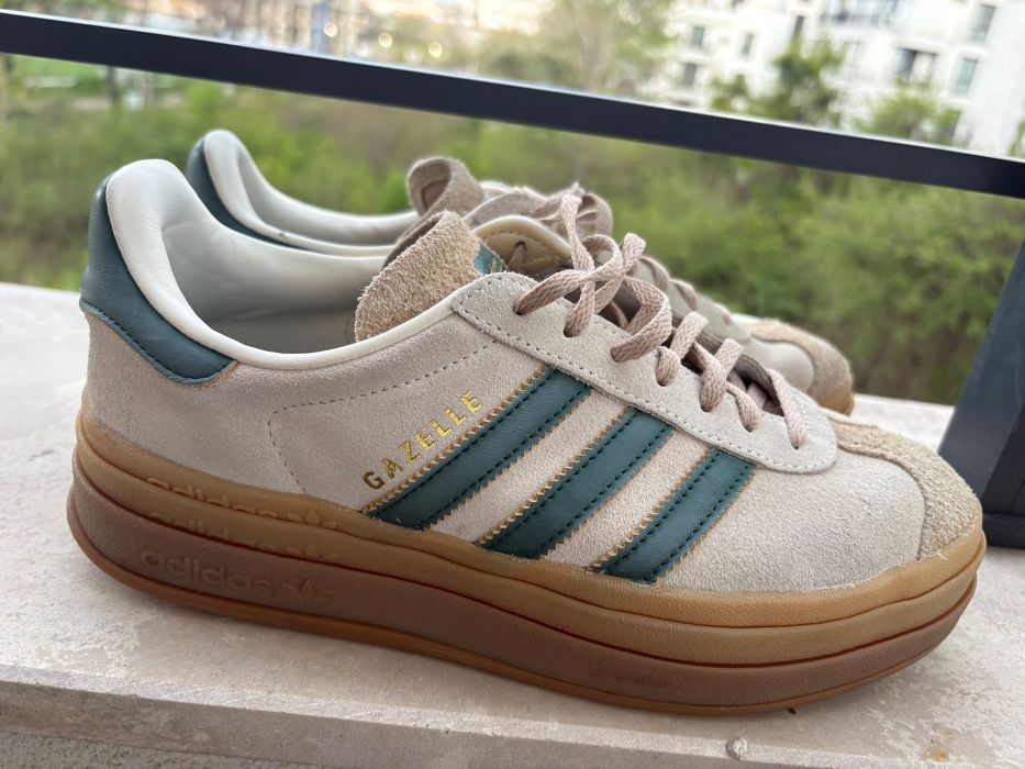 Зелени обувки Adidas Gazelle 41 1/3 Номер