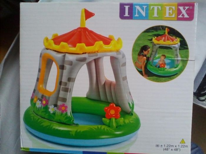 Centru joaca piscina Primul meu Castel, Intex 122x122cm, nou, sigilat