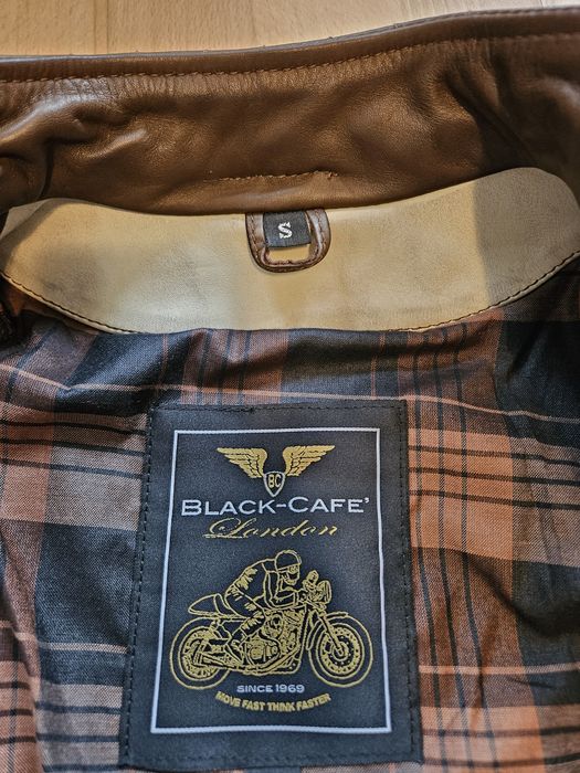 Дамско кожено яке естествена кожа S – Black Cafe London (ново)