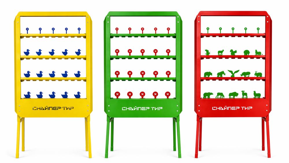 Мишени для тира страйкбола и пневматики