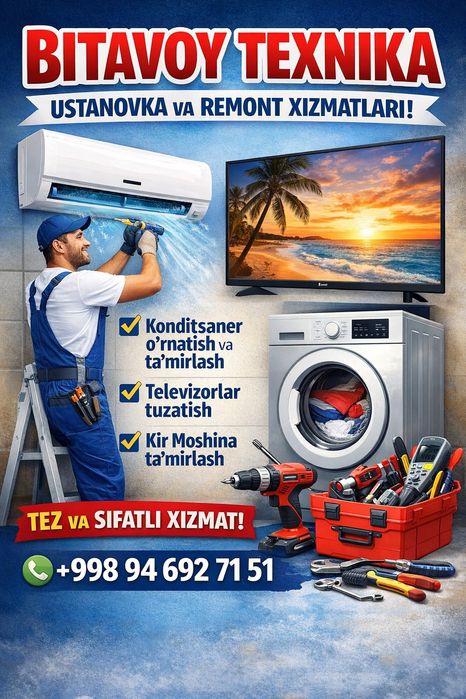 Bitavoy texnika remont ustanovka