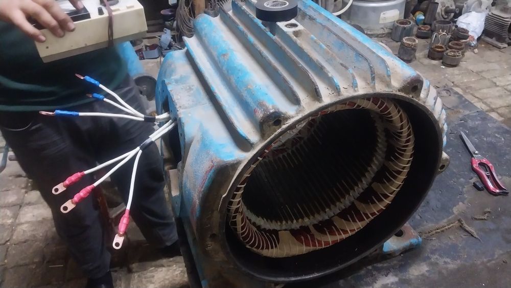 Ремонт электродвигателя все выди