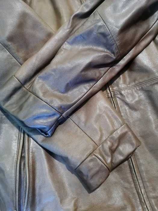 Geacă de piele bărbați Stanfield, model clasic, vintage, negociabil
