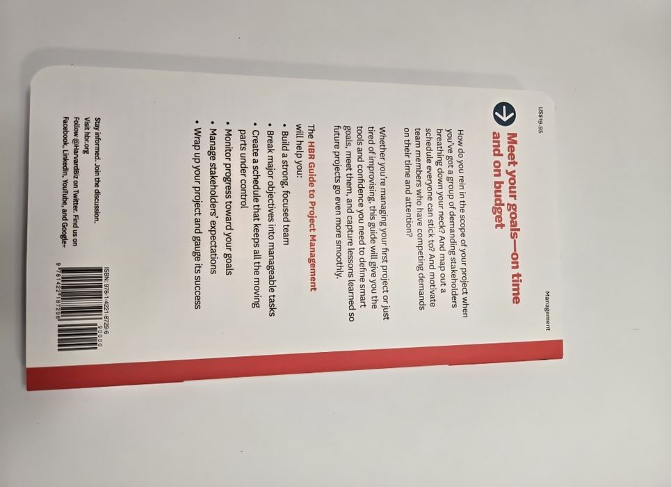 Project management HBR Guide