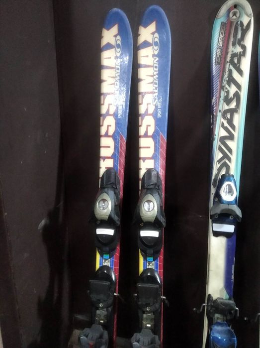 Продавам детски ски 110 и120 см. Salomon и Dynastar и щеки