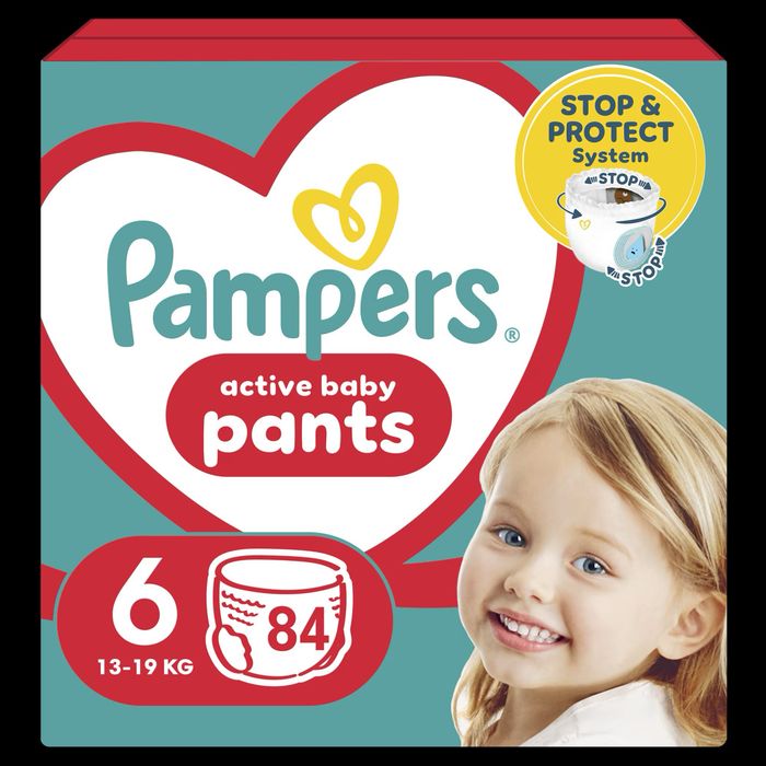 126buc Pampers pants nr 6