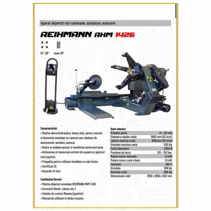 Masina dejantat roti camioane 14-26", cod-RHM 1426