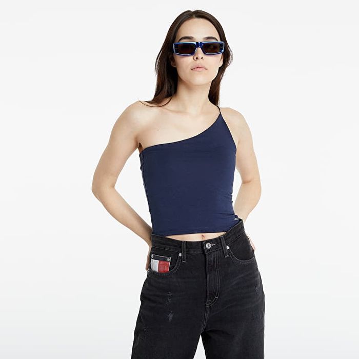 Tommy Jeans Assymetric Tank Top оригинален потник S памук потник Томи