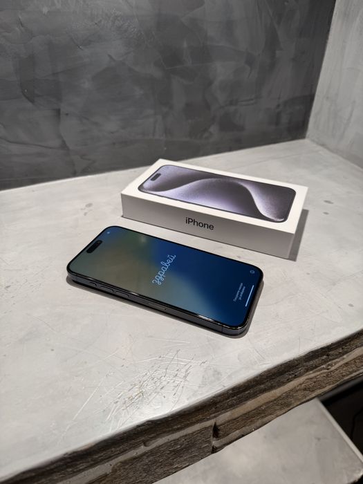 КАТО НОВ Iphone 15 Pro Max Blue Titanium